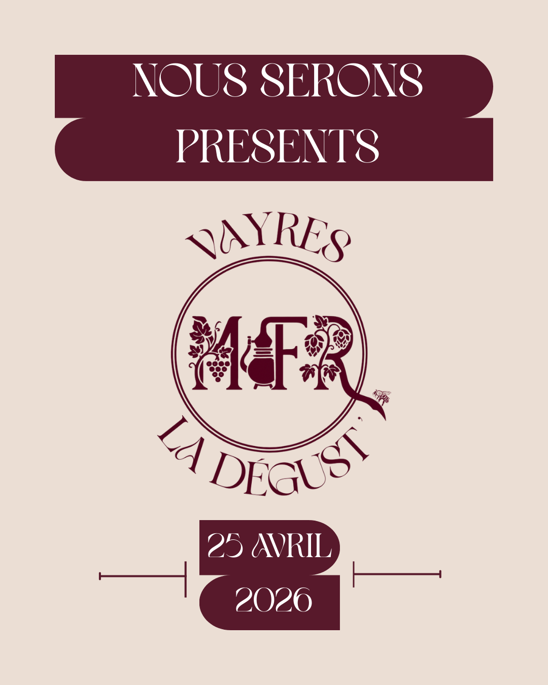 Rendez-vous au Salon Vayres la Dégust'